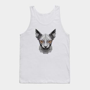 Sphynx cat face Tank Top